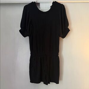Daily Ritual Classic Black Romper